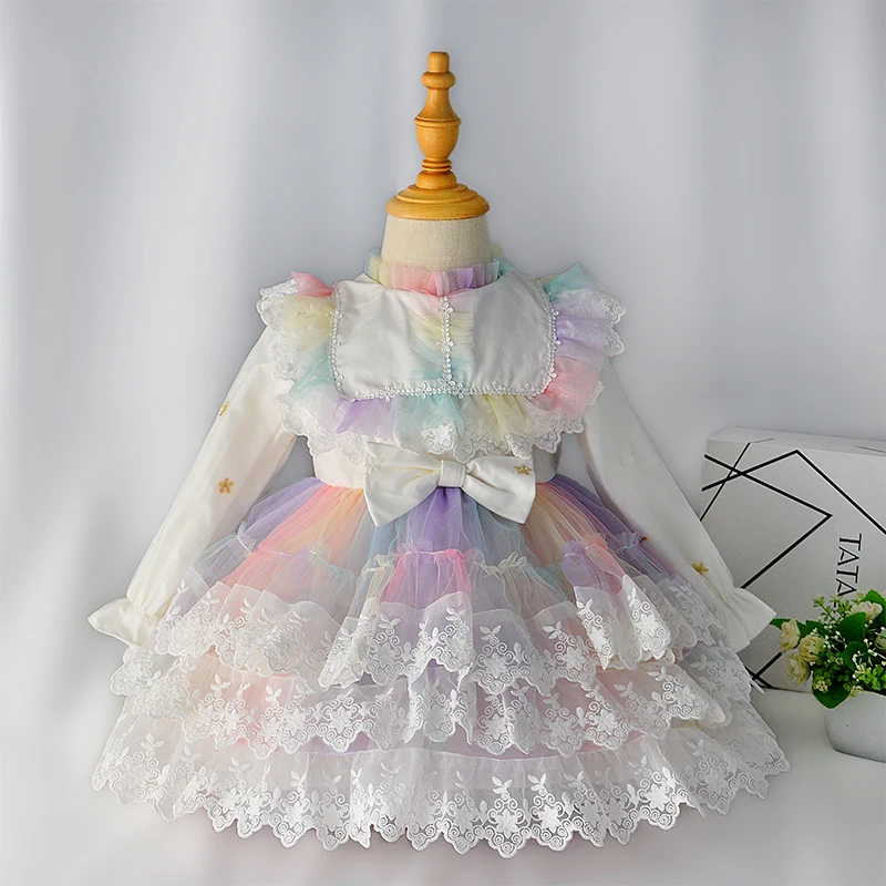 Lolita Dress for Girls 2021 Spanish Baby Cute Lace Dresses Toddler Vintage Gothic Pink Frock Little Girl Princess Kawaii Clothes
Lolita Dress for Girls 2021 Spanish Baby Cute Lace Dresses Toddler Vintage Gothic Pink Frock Little Girl Princess Kawaii Clothes