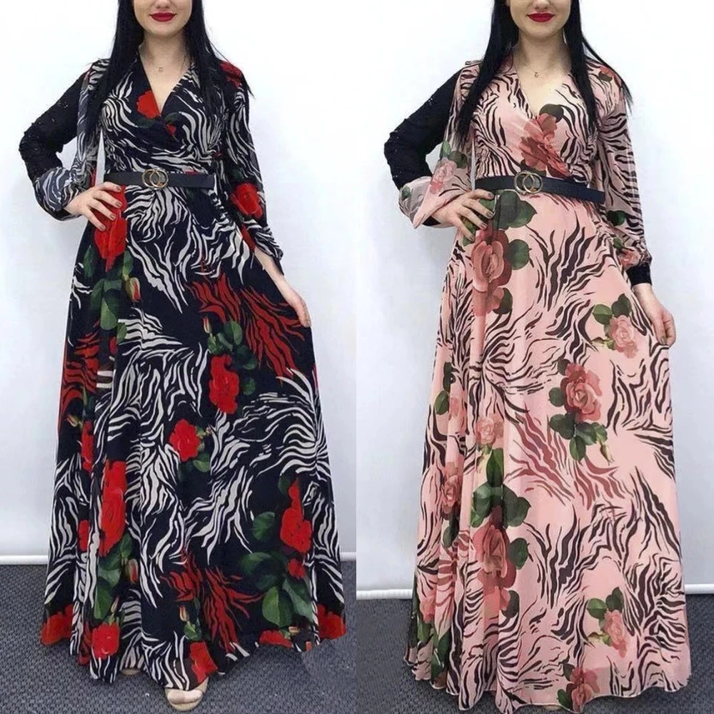 African Print Boho Chiffon Dresses Women Long Sleeve Elegant Evening Gown Ankara Dashiki Maxi Dress Dubai Abayas 2021 Summer
African Print Boho Chiffon Dresses Women Long Sleeve Elegant Evening Gown Ankara Dashiki Maxi Dress Dubai Abayas 2021 Summer