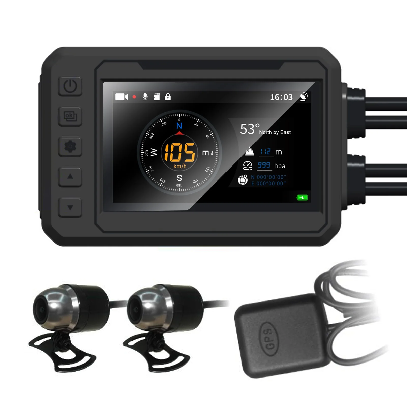 Motorcycle WiFI Ultra HD Dash Cam 1080p Dual Lens Video Recorder Dual Camera 3'' IPS 360 Degree Night Vision 256G Memory Support
Motorcycle WiFI Ultra HD Dash Cam 1080p Dual Lens Video Recorder Dual Camera 3'' IPS 360 Degree Night Vision 256G Memory Support