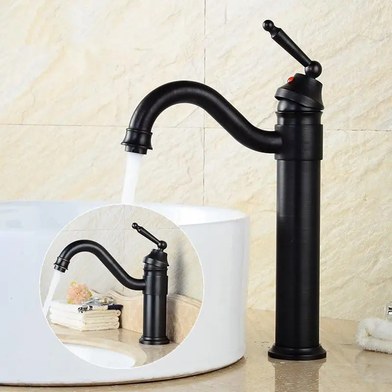 tainless Steel Basin Faucets Matt Black Bathroom Sink Wash basin Tap Single Hole Hot&Cold Water Mixer Tap
tainless Steel Basin Faucets Matt Black Bathroom Sink Wash basin Tap Single Hole Hot&Cold Water Mixer Tap