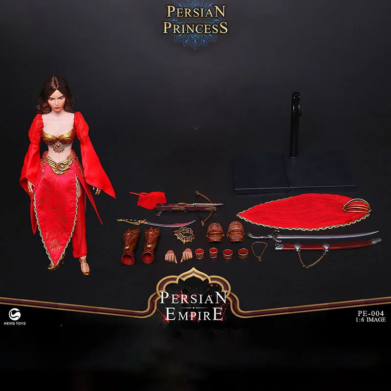 HENGTOYS PE-004 1/6 Scale Persian Princess with Red Dress Full Set 12'' Female Action Figure Model for Fans Collection
HENGTOYS PE-004 1/6 Scale Persian Princess with Red Dress Full Set 12'' Female Action Figure Model for Fans Collection