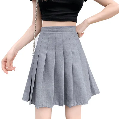 A Korean version of a pleated skirt for a woman in autumn and winter, a mid-length, high-waisted, skinny jk skirt
A Korean version of a pleated skirt for a woman in autumn and winter, a mid-length, high-waisted, skinny jk skirt
