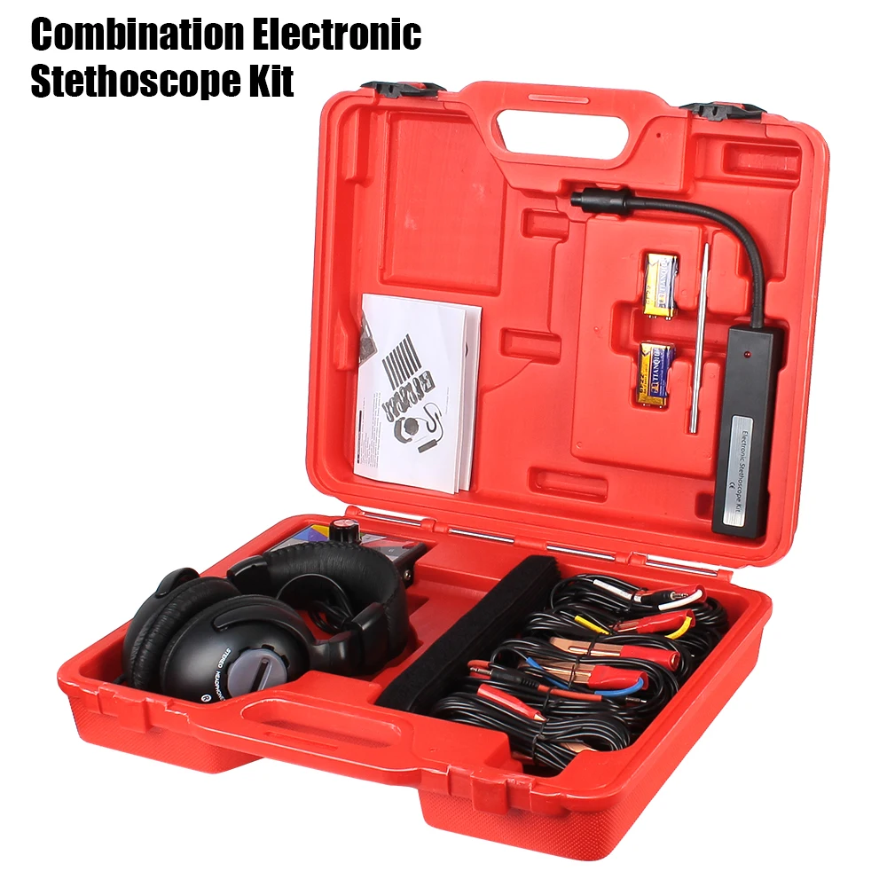 Auto Repair Inspection Tool Car Noise Diagnostic Tool Electronic Stethoscope Kit Six Channel Universal
Auto Repair Inspection Tool Car Noise Diagnostic Tool Electronic Stethoscope Kit Six Channel Universal