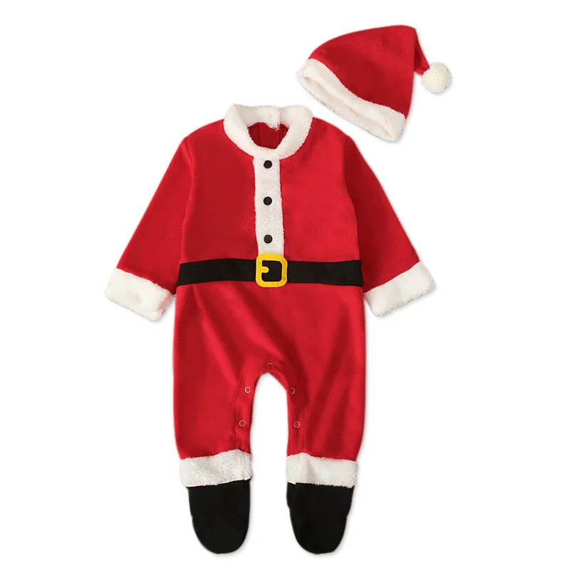 Christmas Costume Baby Boy Clothes Set Infant Kids Costume Santa Claus Long Sleeve Red Jumpsuits High Quality Winter Clothing
Christmas Costume Baby Boy Clothes Set Infant Kids Costume Santa Claus Long Sleeve Red Jumpsuits High Quality Winter Clothing