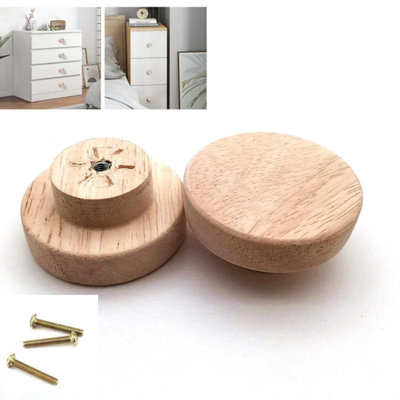 1pcs Wood Round Pull Knobs Natural Wooden Cabinet Drawer Wardrobe Knobs For Cabinet Drawer Handle Furniture Hardware 
1pcs Wood Round Pull Knobs Natural Wooden Cabinet Drawer Wardrobe Knobs For Cabinet Drawer Handle Furniture Hardware