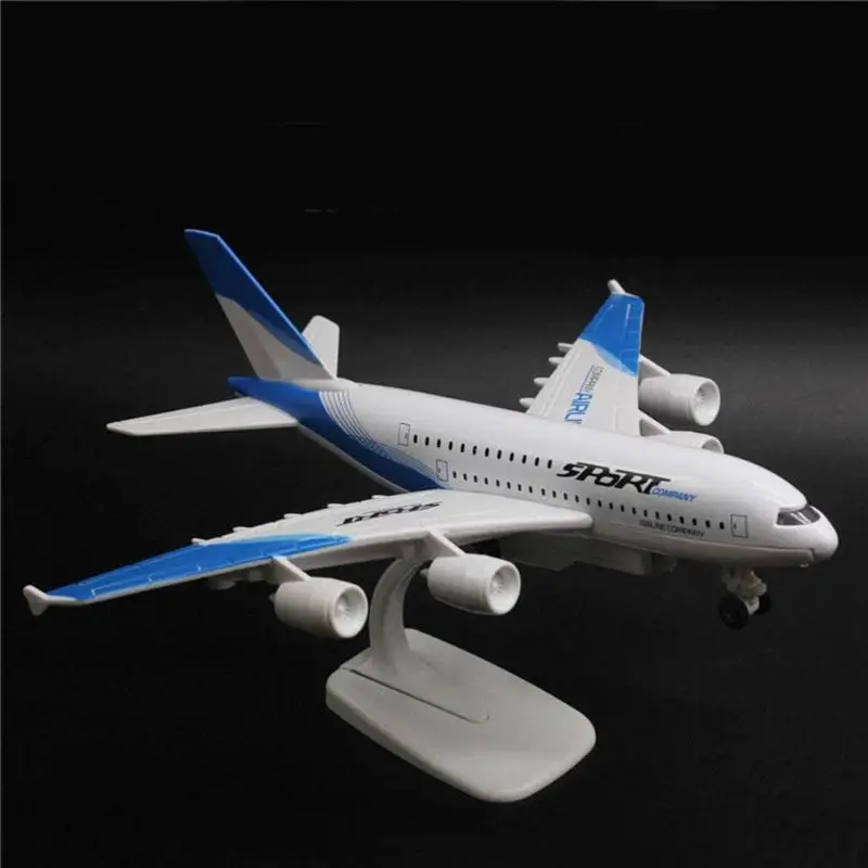 Durable 23cm Music Light Alloy Airbus A380 Model Simulation Airplane Toys Pull Back With Display Stand Pull Model Kids Gifts
Durable 23cm Music Light Alloy Airbus A380 Model Simulation Airplane Toys Pull Back With Display Stand Pull Model Kids Gifts