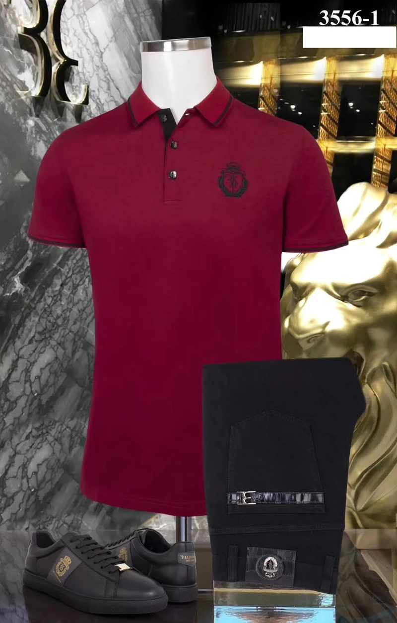 Polo men BILLIONAIRE Short sleeve shirt cotton 2021 new summer fashion Business buttone mbroidery big size high quality
Polo men BILLIONAIRE Short sleeve shirt cotton 2021 new summer fashion Business buttone mbroidery big size high quality