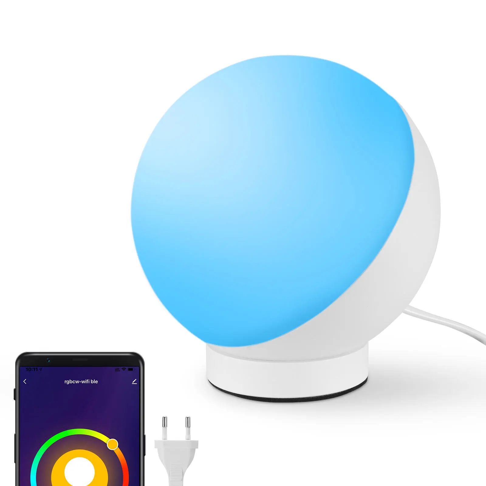 WIFI Desktop Lamp Alloy Ball Shape Adjustable Music Active Anti-Slipping Practical Bedside Durable Led Eye-Friendly Lamp
WIFI Desktop Lamp Alloy Ball Shape Adjustable Music Active Anti-Slipping Practical Bedside Durable Led Eye-Friendly Lamp