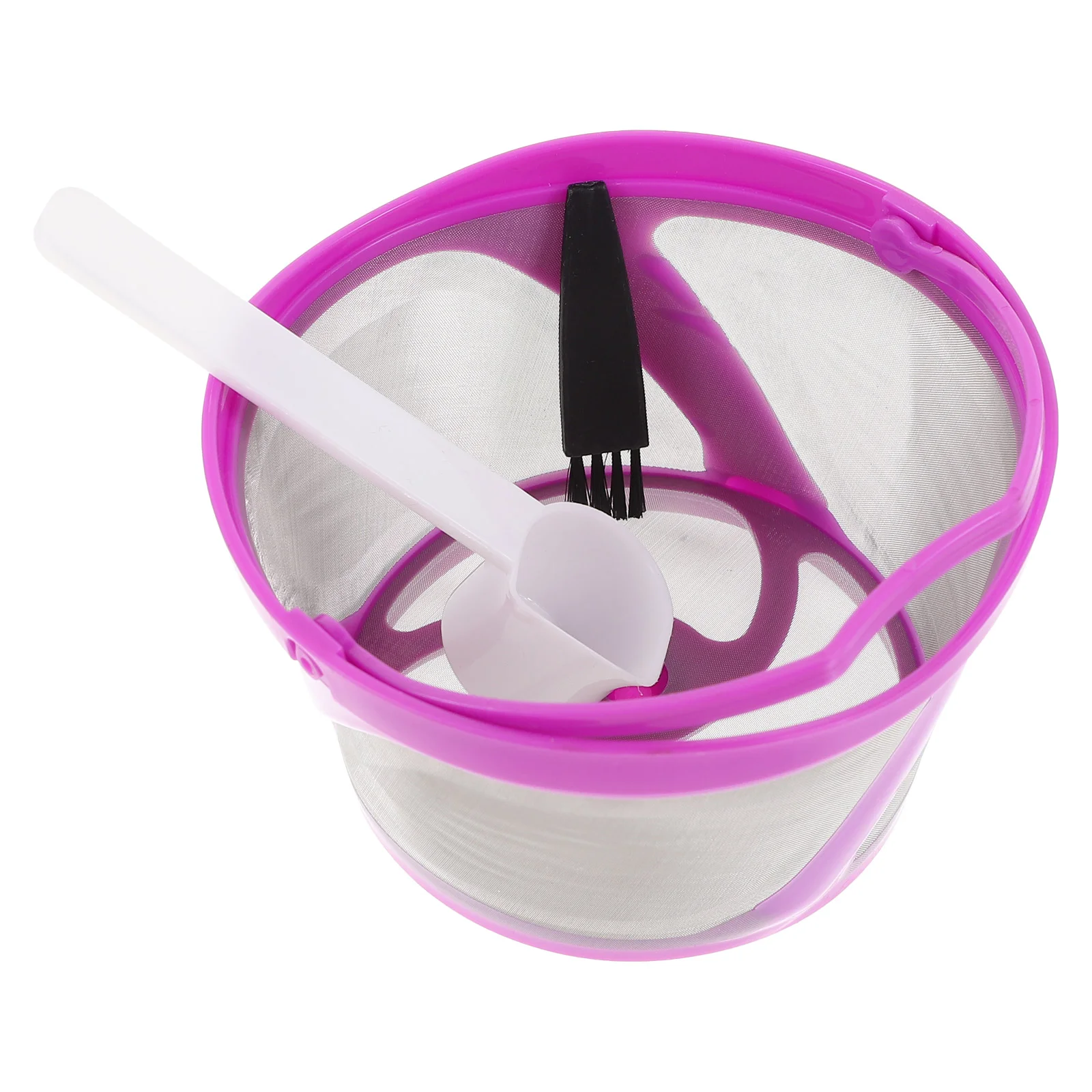 1Pc Filter Basket Coffee Pot Filter Basket Coffee Filter Useful Coffee Filter (Purple)
1Pc Filter Basket Coffee Pot Filter Basket Coffee Filter Useful Coffee Filter (Purple)