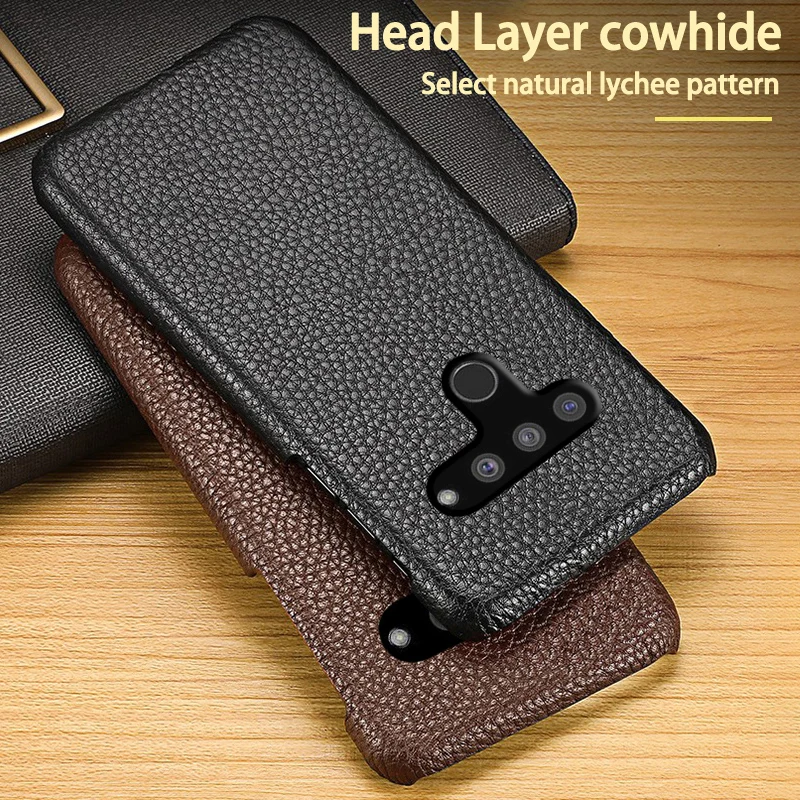 

Leather Phone Case For LG V10 V20 V30 V30s V40 V50 Q6 Q7 Q8 G3 G4 G5 G6 G7 G8 G8S ThinQ Cases Cowhide Litchi Texture Back Cover
