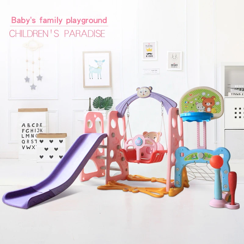 Children Indoor Slide Baby Multifunctional Slide Swing Combination With Water Flooding Board Kindergarten Playground Toys HM098
Children Indoor Slide Baby Multifunctional Slide Swing Combination With Water Flooding Board Kindergarten Playground Toys HM098