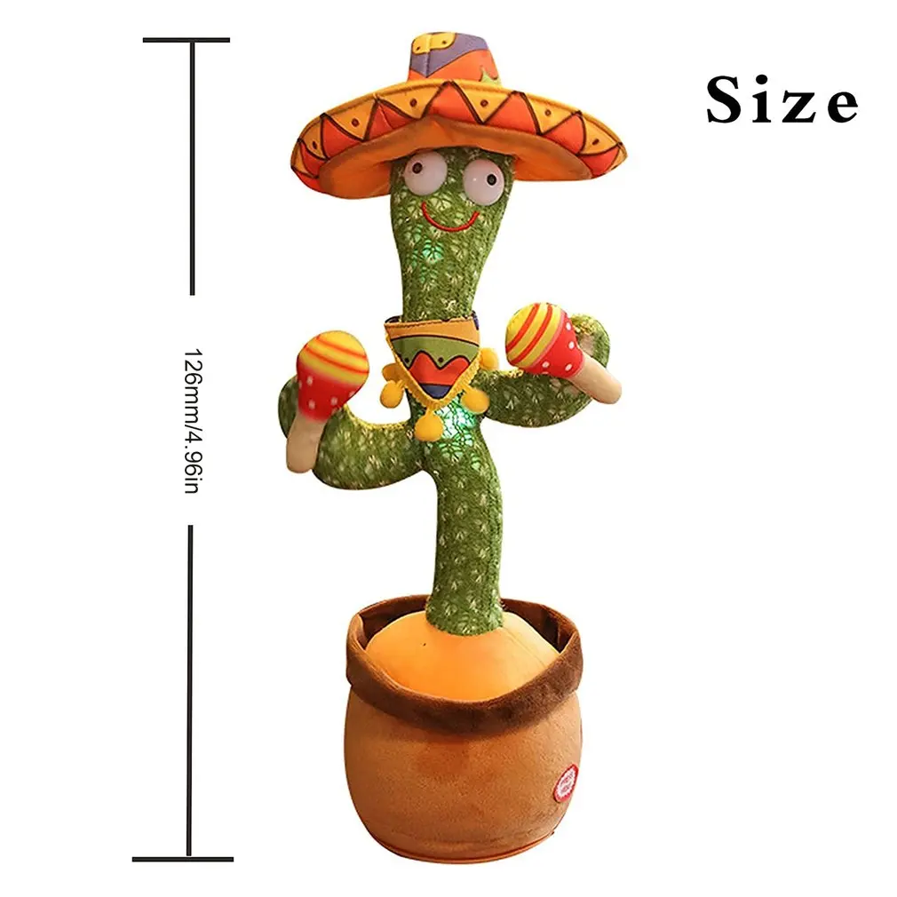 Dancing Cactus Plush Toy 32cm Toy Cactus Singing Songs Electronic Toy Cactus Shaking Cactus Children's Decoration 
Dancing Cactus Plush Toy 32cm Toy Cactus Singing Songs Electronic Toy Cactus Shaking Cactus Children's Decoration