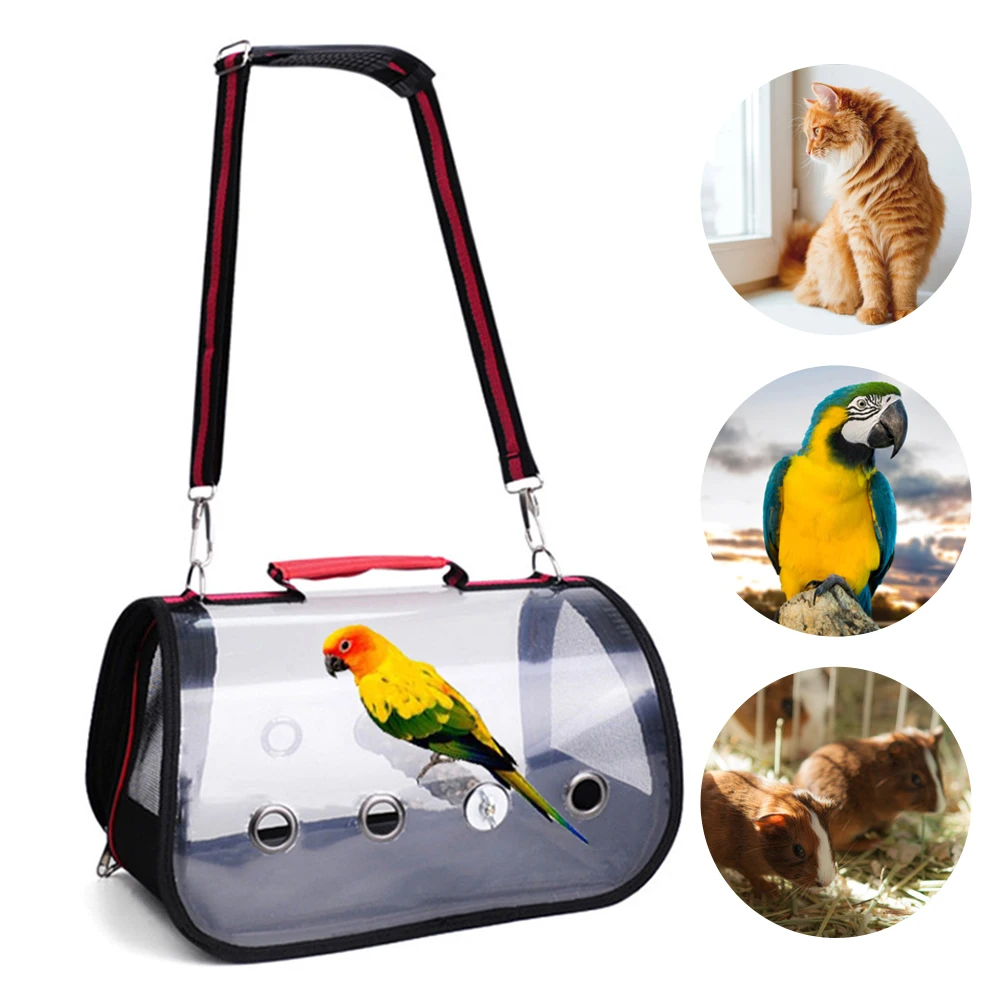 Transparent Pet Parrot Handbag Carrying Cage Outdoor Travel Breathable Carrier Bird Transport Shoulder Bags Birds everybody
Transparent Pet Parrot Handbag Carrying Cage Outdoor Travel Breathable Carrier Bird Transport Shoulder Bags Birds everybody
