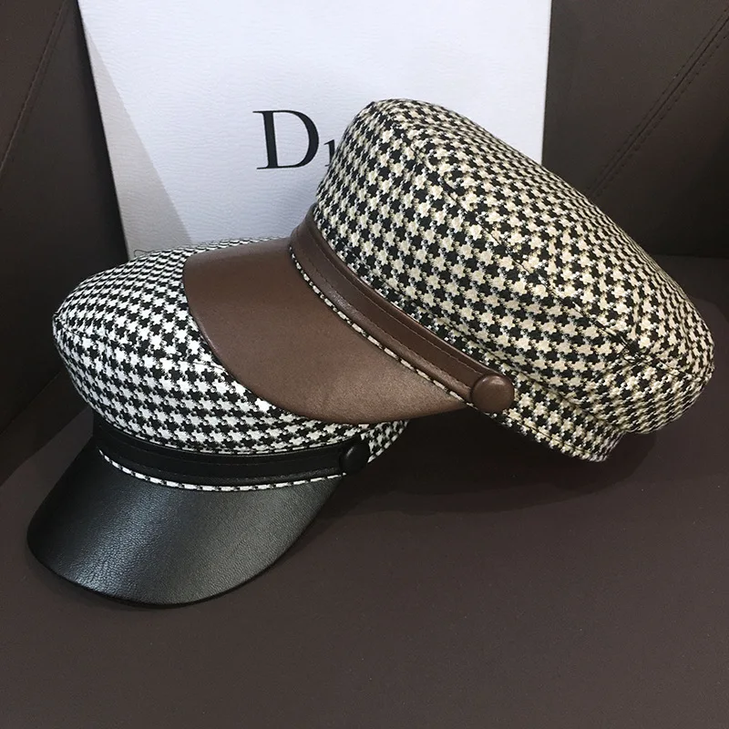 Winter and autumn plover naval cap light luxury beret fashion versatile octagonal hat
Winter and autumn plover naval cap light luxury beret fashion versatile octagonal hat