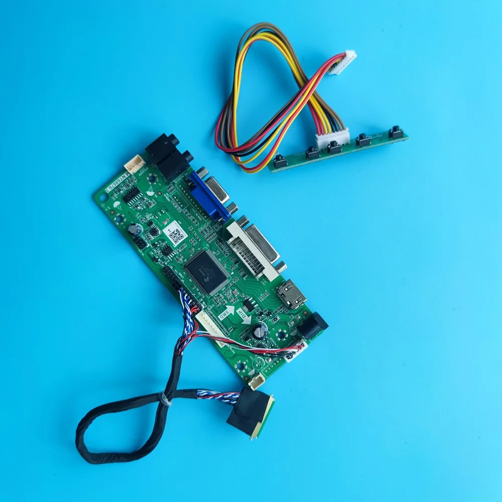 Комплект для светодиодной подсветки LCD LVDS 14 "VGA DVI Panel M.N68676 1366X768|Комплектующие