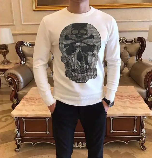 Men's Diamond stone sweaters winter male fashion Sportswear white and black new design
Men's Diamond stone sweaters winter male fashion Sportswear white and black new design