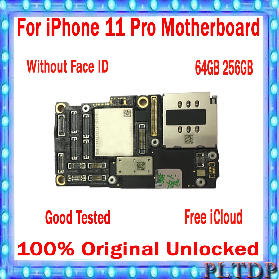 64GB 256GB For iPhone 11 Pro Motherboard Without Face ID,100% Original Unlocked For iPhone 11Pro With IOS system Logic Board
64GB 256GB For iPhone 11 Pro Motherboard Without Face ID,100% Original Unlocked For iPhone 11Pro With IOS system Logic Board