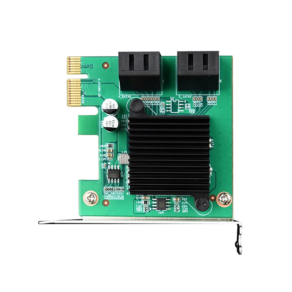 4 Port SATA 3.0 Expansion Card PCI-E Adapter Board PCI-E to SATA Extender Computer Accessory for SSD IPFS BTC Mining
4 Port SATA 3.0 Expansion Card PCI-E Adapter Board PCI-E to SATA Extender Computer Accessory for SSD IPFS BTC Mining