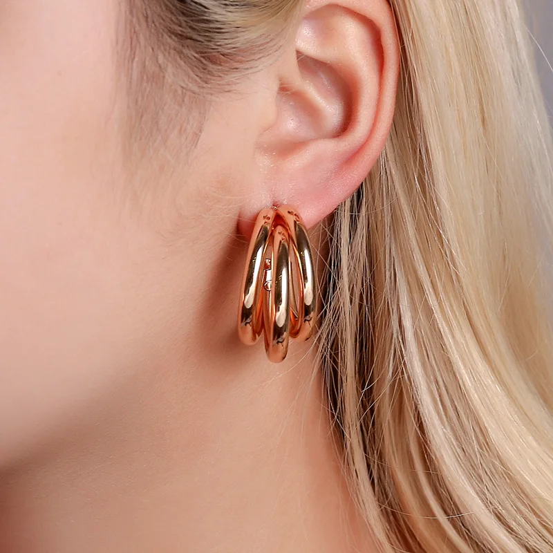 Luokey Trendy Round Hoop Earrings For Women Gold Fashion Wedding Za Maxi Statement Earrings Geometric Jewelry Accessories Brinco
Luokey Trendy Round Hoop Earrings For Women Gold Fashion Wedding Za Maxi Statement Earrings Geometric Jewelry Accessories Brinco