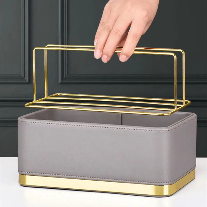 Luxury Desktop Leather Storage Box Remote Control Magazine Organizer Living Room Coffee Table Decoration Cosmetic Storage Box 
Luxury Desktop Leather Storage Box Remote Control Magazine Organizer Living Room Coffee Table Decoration Cosmetic Storage Box
