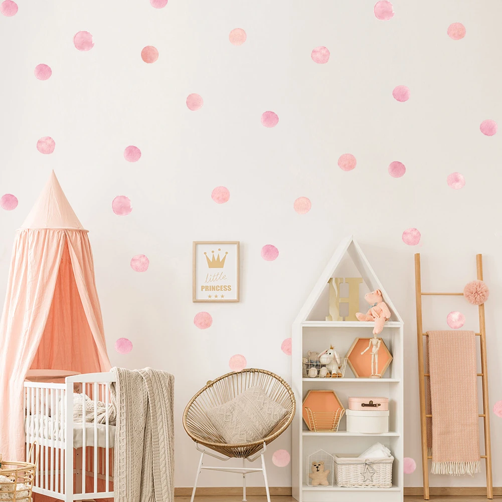 36 Pcs/Set Watercolor Polka Dot Wall Stickers Wall Decals for Kids Room DIY Home Decor
36 Pcs/Set Watercolor Polka Dot Wall Stickers Wall Decals for Kids Room DIY Home Decor