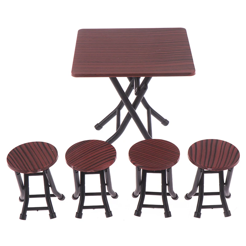 2022 5Pc/set Dollhouse 1/12 Miniature Wooden Dining Chair Table Furniture Set For Doll House Kitchen Food Furniture Toys
2022 5Pc/set Dollhouse 1/12 Miniature Wooden Dining Chair Table Furniture Set For Doll House Kitchen Food Furniture Toys