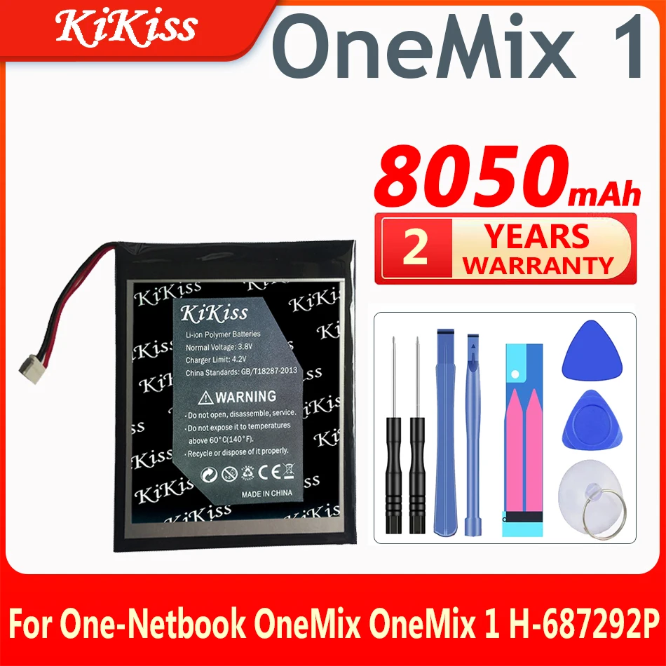 KiKiss 8050mAh Replacement Battery for One-Netbook OneMix OneMix 1 H-687292P 3.8V Batteries
KiKiss 8050mAh Replacement Battery for One-Netbook OneMix OneMix 1 H-687292P 3.8V Batteries