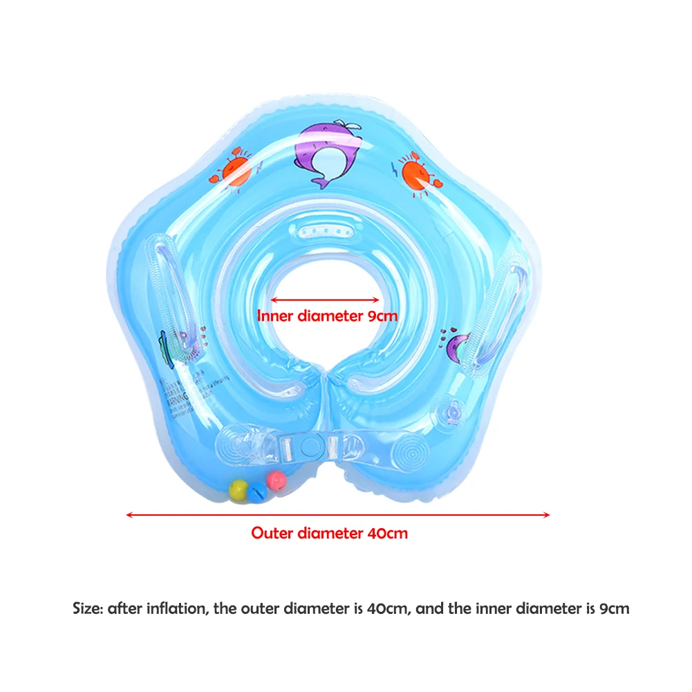 Inflatable Neck Float Circle Thicken Bathing Pool Accessories Baby Swimming Ring Float Tool Cartoon Print Safety Infant
Inflatable Neck Float Circle Thicken Bathing Pool Accessories Baby Swimming Ring Float Tool Cartoon Print Safety Infant