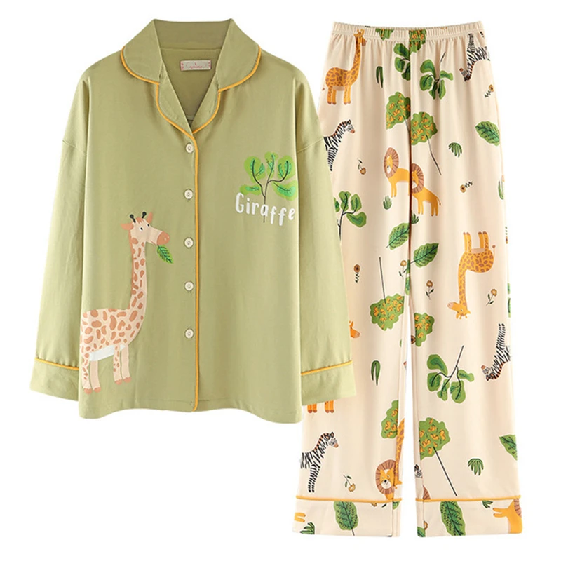 Осенне-зимние женские пижамы с принтом оленя, хлопковый Кардиган с длинным рукавом, удобные брюки с длинным рукавом, домашняя одежда setjf0085
Осенне-зимние женские пижамы с принтом оленя, хлопковый Кардиган с длинным рукавом, удобные брюки с длинным рукавом, домашняя одежда setjf0085