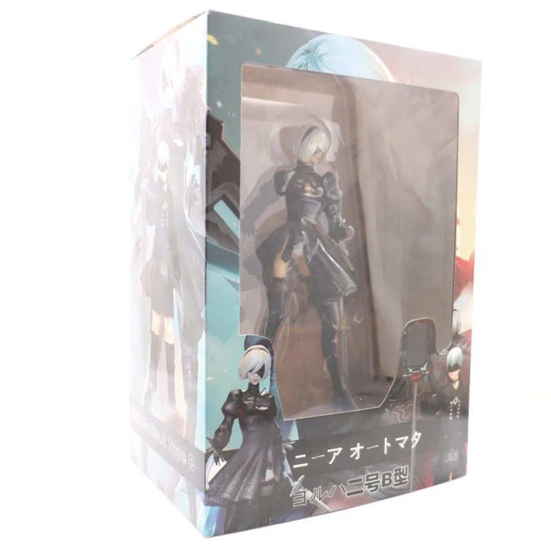 25cm NieR Automata YoRHa No. 2 Type B 2B fighting action figure PVC toys collection doll anime cartoon model Toy
25cm NieR Automata YoRHa No. 2 Type B 2B fighting action figure PVC toys collection doll anime cartoon model Toy