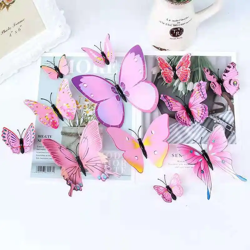 3D 12only stereo simulation of bionic plastic blue magnet magnets fake butterfly decoration living room bedroom wall paste
3D 12only stereo simulation of bionic plastic blue magnet magnets fake butterfly decoration living room bedroom wall paste