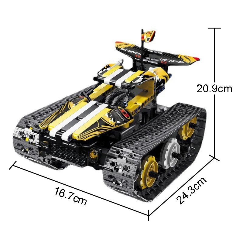 Technical Series 398Pcs RC Speed Car Model Building Blocks City Mechanical 3in1 Cross Dressing Robot Bricks Toys Boys Adult Gift
Technical Series 398Pcs RC Speed Car Model Building Blocks City Mechanical 3in1 Cross Dressing Robot Bricks Toys Boys Adult Gift
