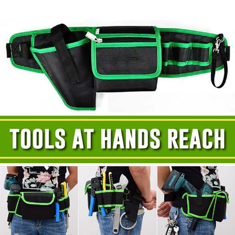 Waist Packs Men 7 in 1 Electric Tool Waist Harness Waist Pouch Bag for Hardware Tools Convenient Durable
Waist Packs Men 7 in 1 Electric Tool Waist Harness Waist Pouch Bag for Hardware Tools Convenient Durable