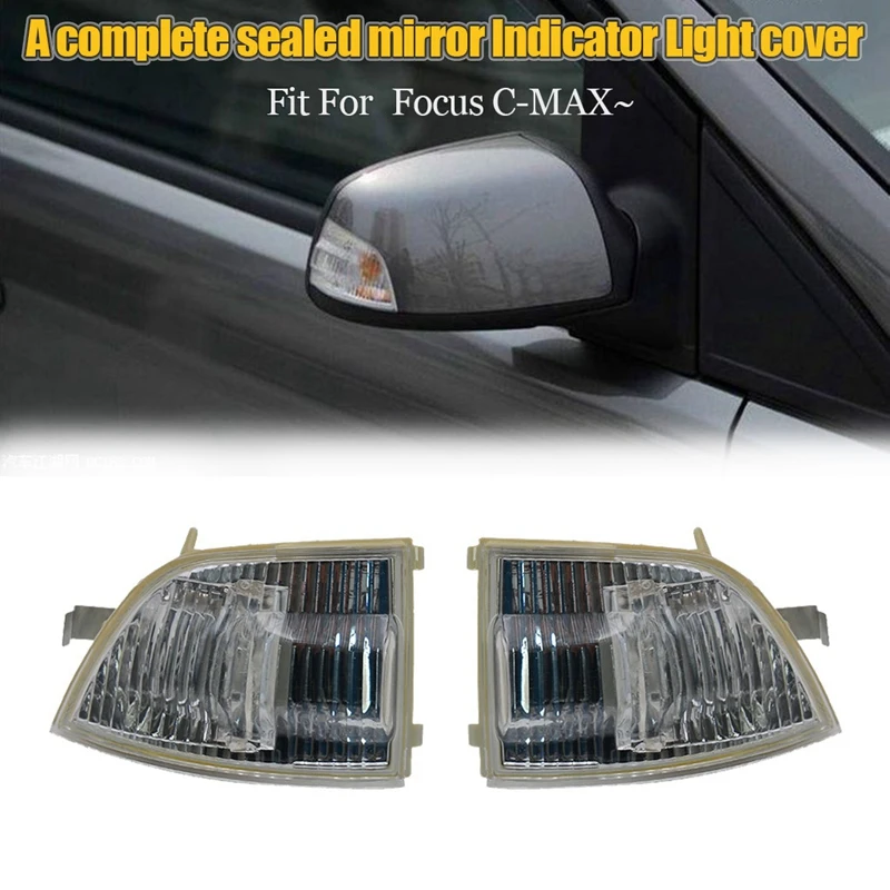 Car Rear View Mirror Turn Signal Side Mirror Light Indicator Cover for Ford Focus 2003-2013 C-MAX 2003-2010
Car Rear View Mirror Turn Signal Side Mirror Light Indicator Cover for Ford Focus 2003-2013 C-MAX 2003-2010
