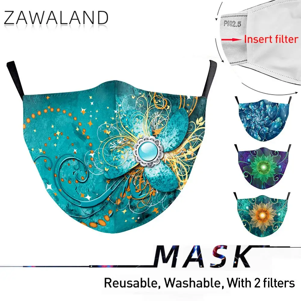 Zawaland Adult Child Floral Printed Masks Washable Reusable Face Mask Anti Dust Mouth Mask Breathable Mouth-muffle with 2Filters
Zawaland Adult Child Floral Printed Masks Washable Reusable Face Mask Anti Dust Mouth Mask Breathable Mouth-muffle with 2Filters