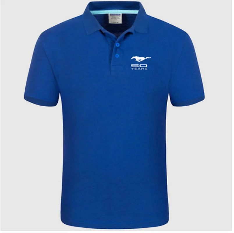 New Polo Shirt Mustang logo Cotton Polo shirt Short Sleeve High Quantity polo shirts
New Polo Shirt Mustang logo Cotton Polo shirt Short Sleeve High Quantity polo shirts