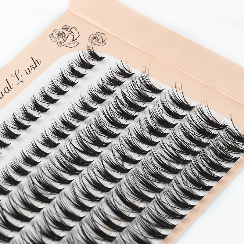 

6 Rows 120 Clusters/box Cluster eyelashes thick 20/30D Individual eyelash extension lash bunches professional fake lashes makeup