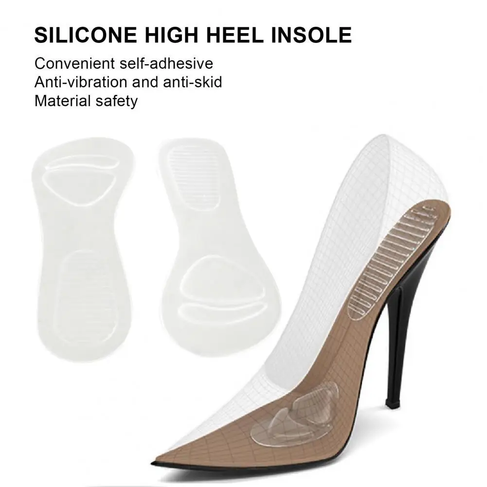 1Pair Feet Sole Protector Transparent Universal Silicone Transparent Forefoot Pad Insole Sticker for Women
1Pair Feet Sole Protector Transparent Universal Silicone Transparent Forefoot Pad Insole Sticker for Women