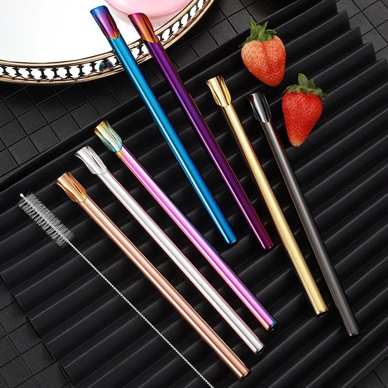 304 Stainless Steel Metal Straw Coffee Stirring Spoon Smoothie Straw Multifunction Spoon Food Grade Tableware
304 Stainless Steel Metal Straw Coffee Stirring Spoon Smoothie Straw Multifunction Spoon Food Grade Tableware