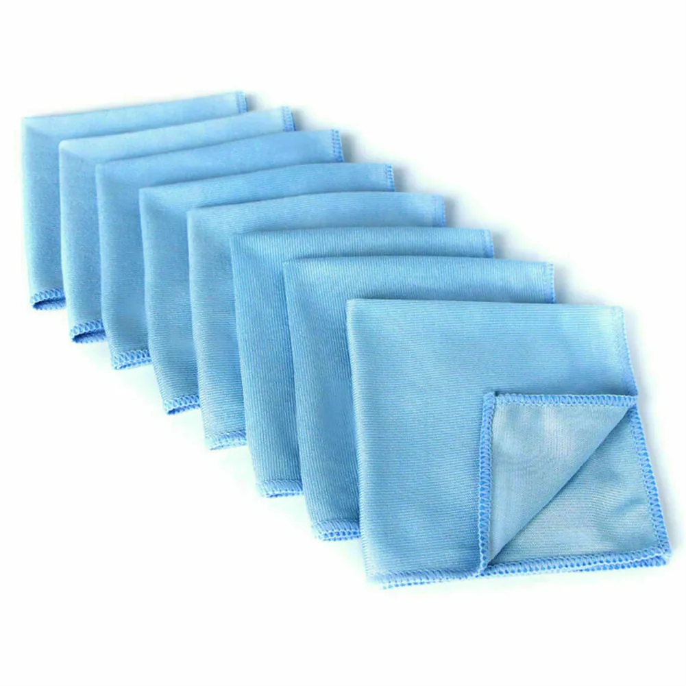 8pcs Car Washing Tools Microfiber Blue Kitchen Dish Cleaning Cloth Glass 30cm X 30cm For Car Windshield Soft Wash Towel Parts
8pcs Car Washing Tools Microfiber Blue Kitchen Dish Cleaning Cloth Glass 30cm X 30cm For Car Windshield Soft Wash Towel Parts