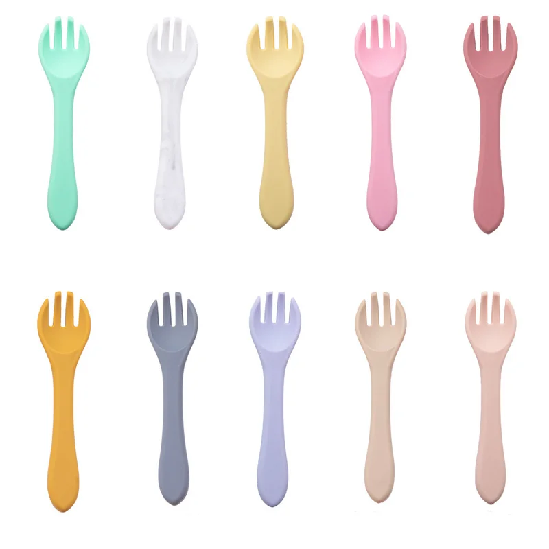 1PCS Baby cutlery Soft Kid Dishes Toddlers Infant Feeding Accessories Fork Silicone Tableware Children's Goods utensils
1PCS Baby cutlery Soft Kid Dishes Toddlers Infant Feeding Accessories Fork Silicone Tableware Children's Goods utensils