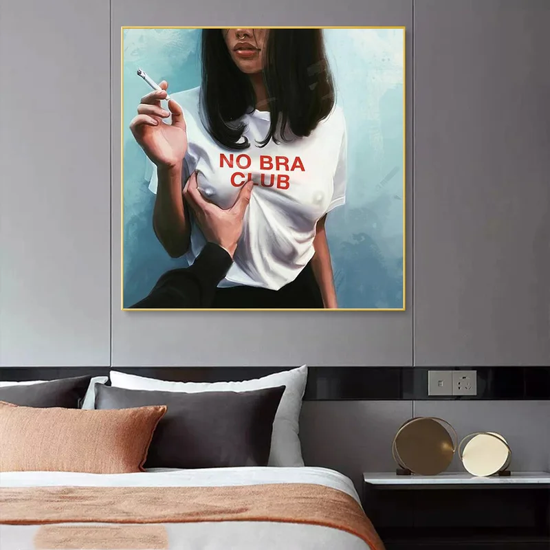 Abstract No Bar Club Girl Canvas Paintings On the Wall Art Posters And Prints Modern Bad Girls WaLL Pictures For Living Room
Abstract No Bar Club Girl Canvas Paintings On the Wall Art Posters And Prints Modern Bad Girls WaLL Pictures For Living Room