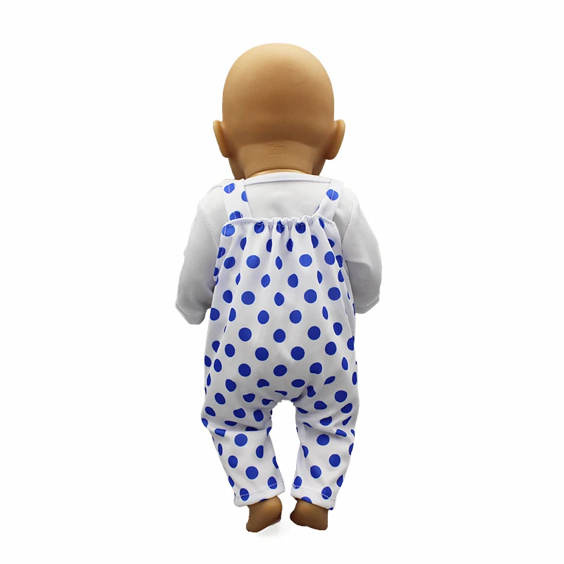 Костюм для отдыха 17 дюймов 43 см кукольная одежда костюм новорожденного ребенка