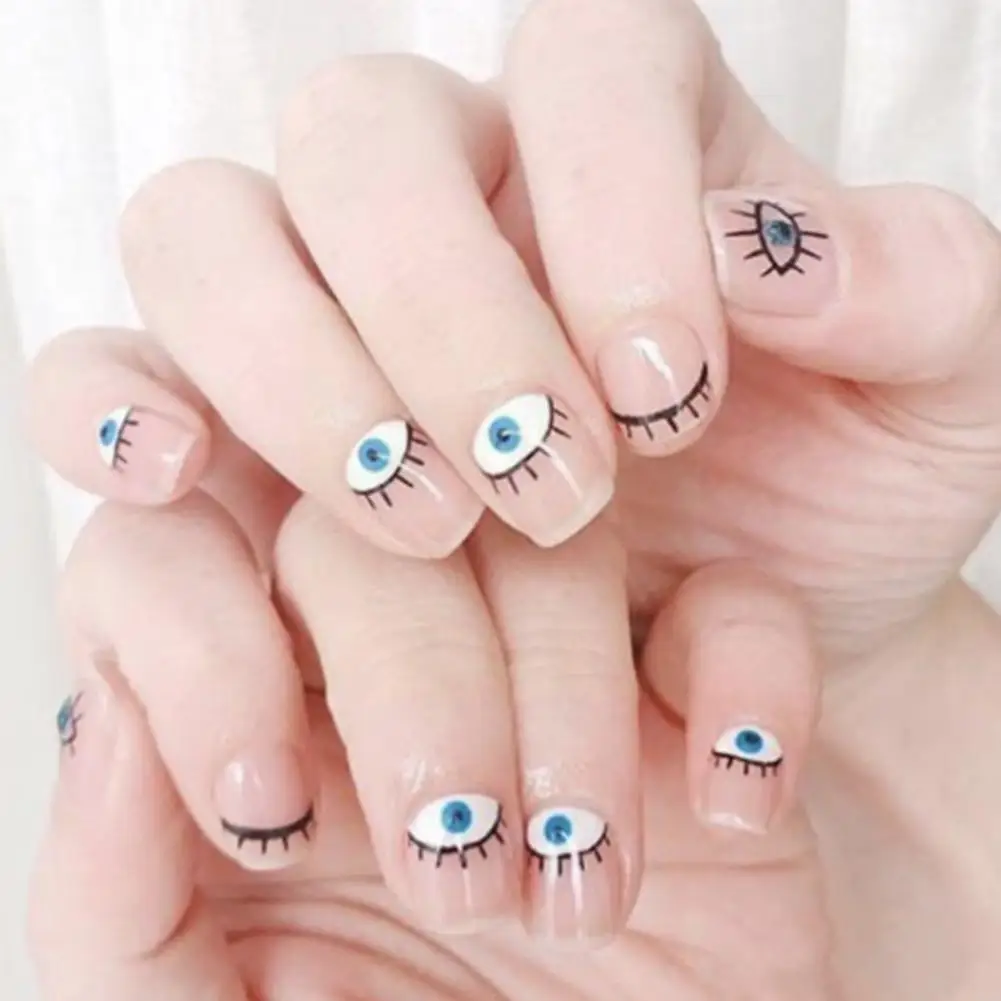 3D Blue Eye Nail Sticker Color Exquisite Eye Adhesive Self-adhesive Nail Slider Nail Art Beauty Applique Stickers for Nails V7H3
3D Blue Eye Nail Sticker Color Exquisite Eye Adhesive Self-adhesive Nail Slider Nail Art Beauty Applique Stickers for Nails V7H3