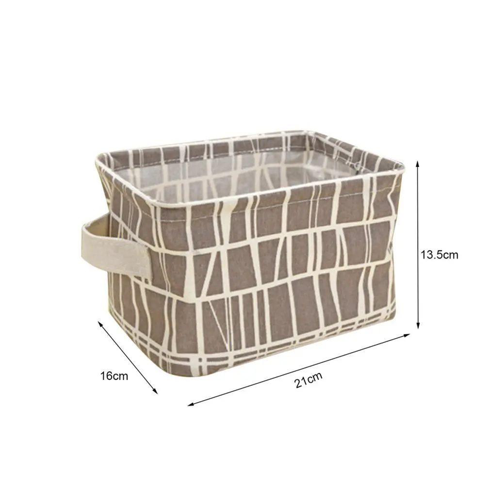 6 Colors Fabric Storage Basket Box Useful Home Supplies Sundries Container Holder Household Desktop Jewelry Makeup Organizer
6 Colors Fabric Storage Basket Box Useful Home Supplies Sundries Container Holder Household Desktop Jewelry Makeup Organizer