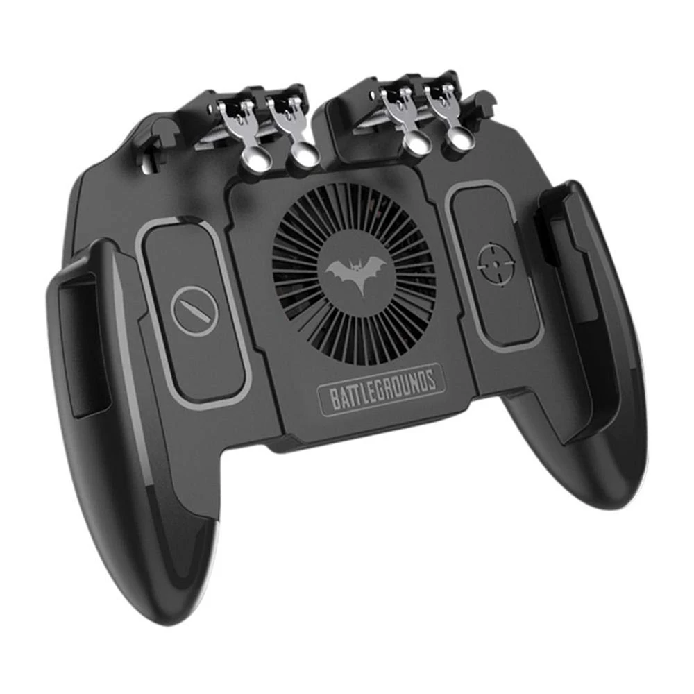 M11 Six 6 Finger Operating Gamepad PUBG Mobile Joystick Controller Turnover Button Gamepad With Cooling Fan for PUBG iOS Android
M11 Six 6 Finger Operating Gamepad PUBG Mobile Joystick Controller Turnover Button Gamepad With Cooling Fan for PUBG iOS Android