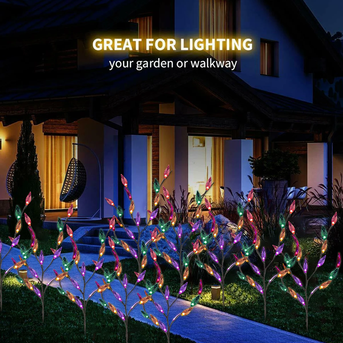 2PCS Solar Branch Leaves Lights LED Light Twig Leaf Lighting Garden Patio Solar Powered 8 Modes Night Light Xmas Christmas Decor
2PCS Solar Branch Leaves Lights LED Light Twig Leaf Lighting Garden Patio Solar Powered 8 Modes Night Light Xmas Christmas Decor