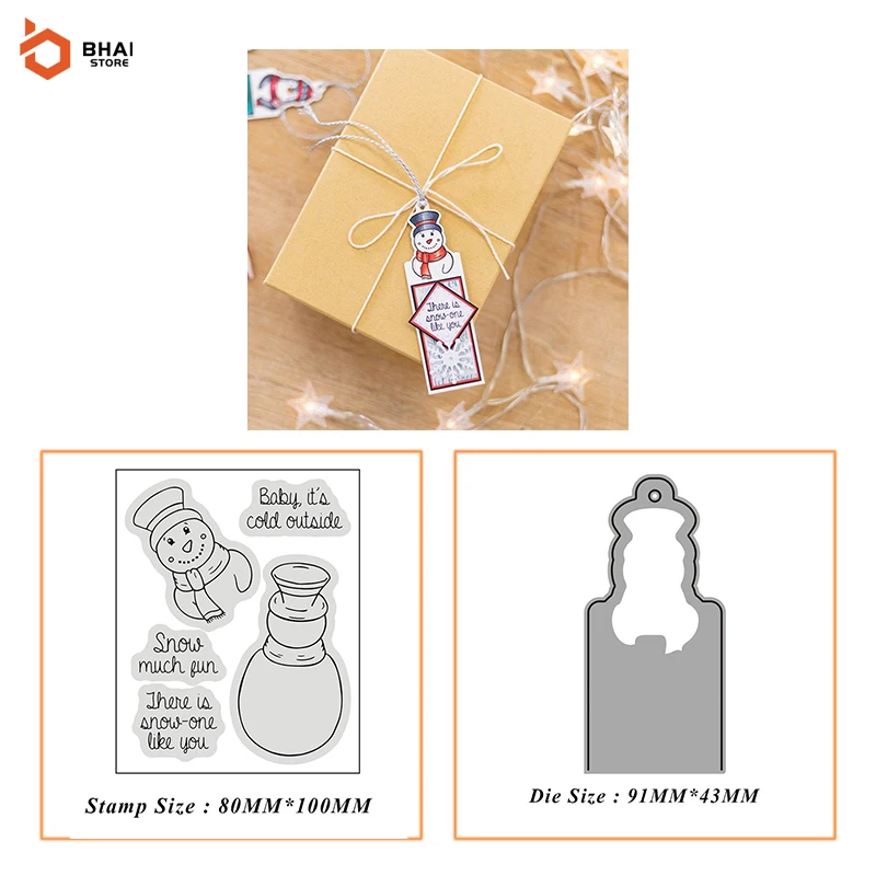 2021 Winter Snowman Lable Clear Stamps and Metal Cutting Dies DIY Scrapbooking Embossing Album Seal Template Punch Stencils
2021 Winter Snowman Lable Clear Stamps and Metal Cutting Dies DIY Scrapbooking Embossing Album Seal Template Punch Stencils