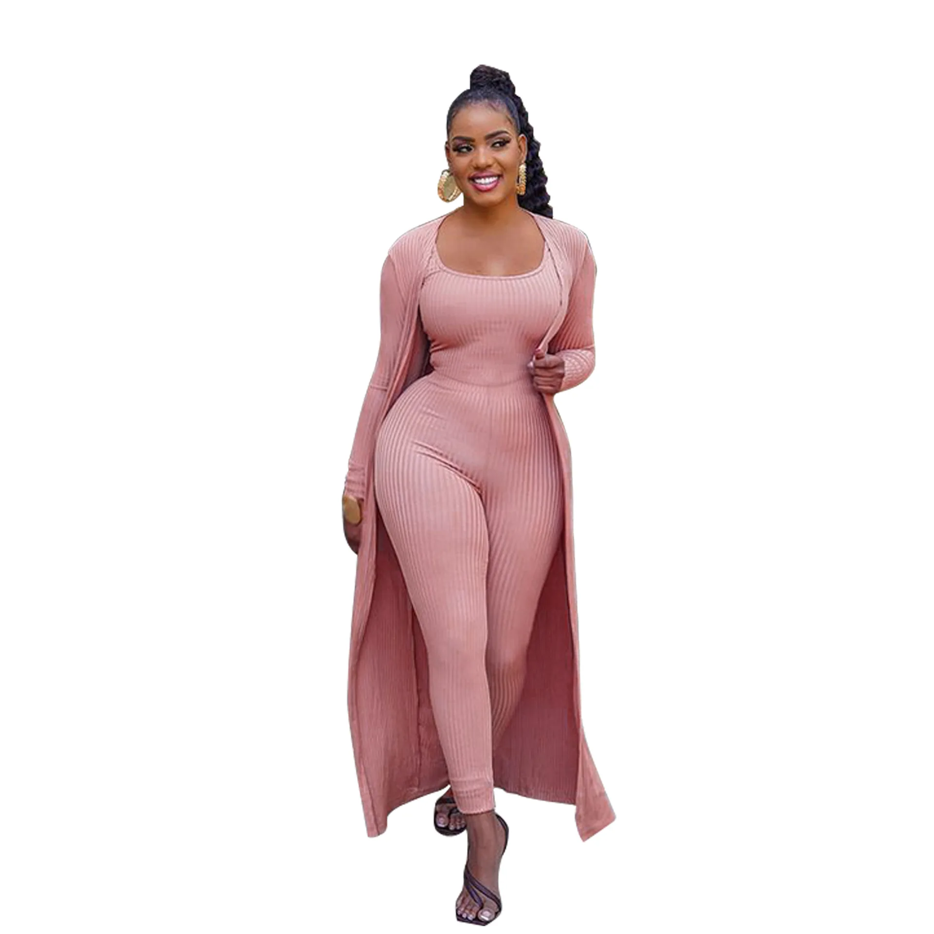 Women's Solid Color Sexy Vest Jumpsuit Long Sleeve Shirt Slim Casual Fashion Suit Pencil Pants Suitable for Fitness Sportswear
Women's Solid Color Sexy Vest Jumpsuit Long Sleeve Shirt Slim Casual Fashion Suit Pencil Pants Suitable for Fitness Sportswear