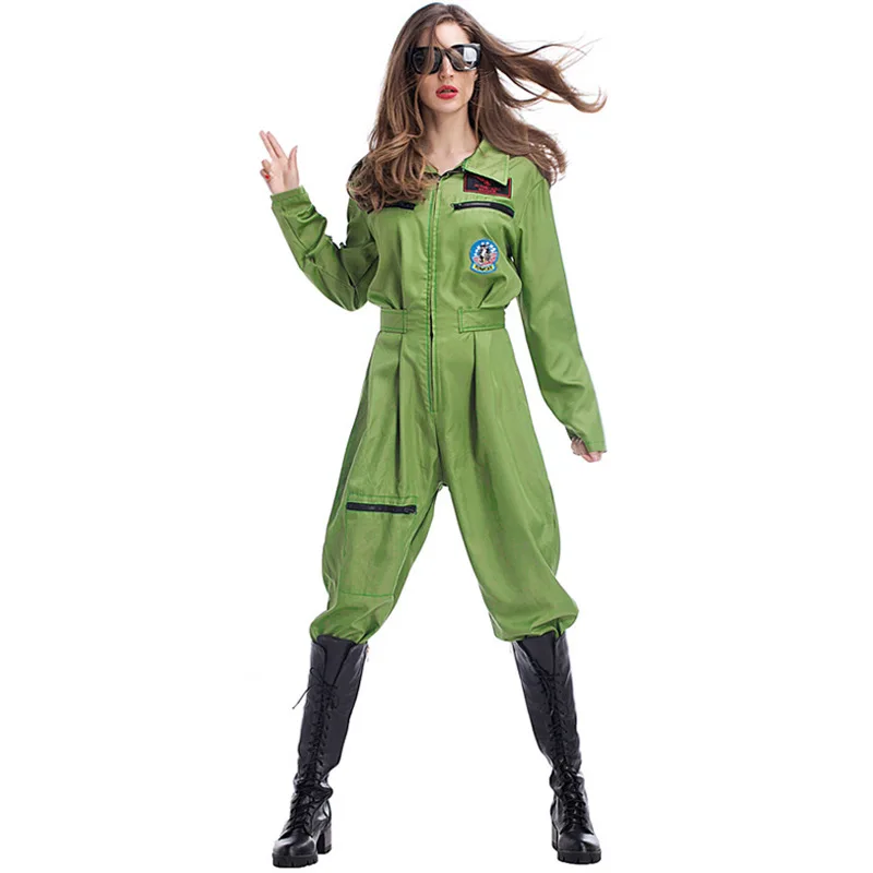 Halloween Costume Female Pilot Uniform Temptation Cosplay Costume European and American Game Costume
Halloween Costume Female Pilot Uniform Temptation Cosplay Costume European and American Game Costume